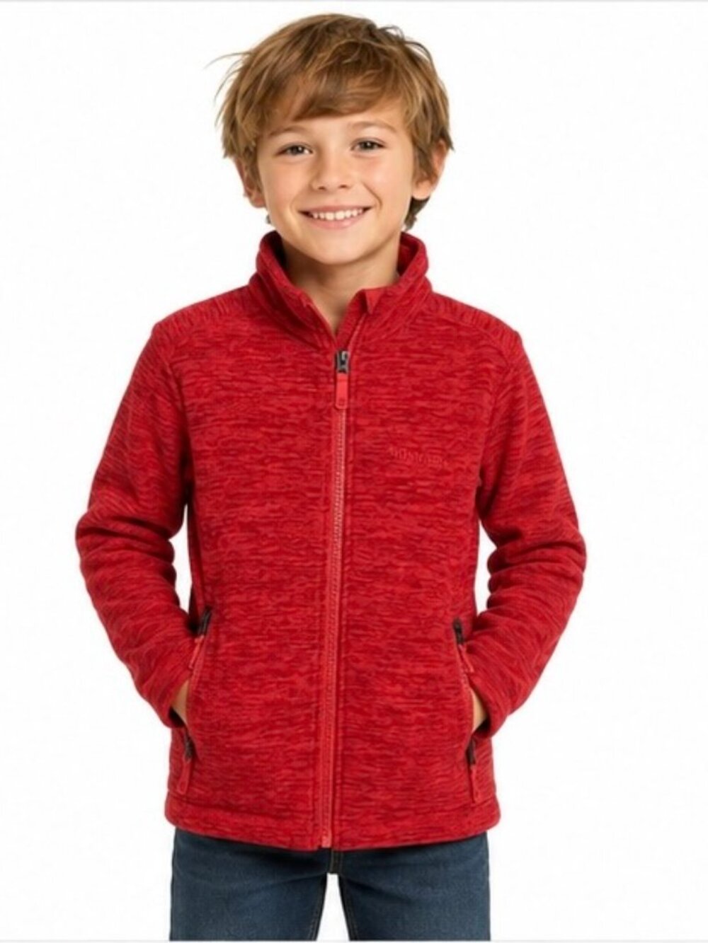 Marmot Red/orange Full-Zip kids Fleece Jacket